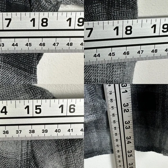 Aritzia Wilfred Free Black Grey Long‎ Sleeve Cotton Shirtdress Size XXS Dress - Picture 7 of 9